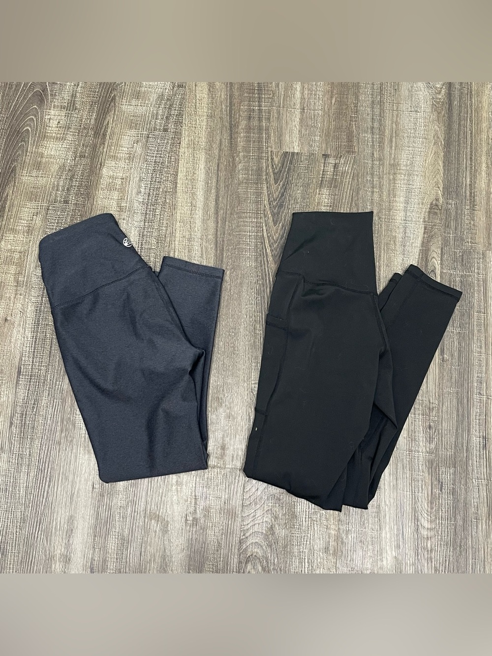 ColorfulKoala and Tesla black legging bundle (2) women's‎ size XS